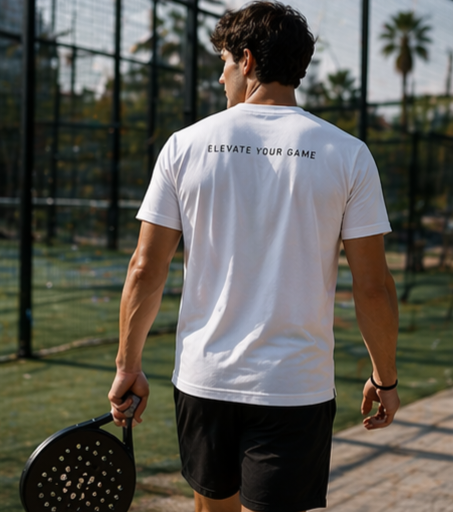VALLTO Men’s Performance Tee – White