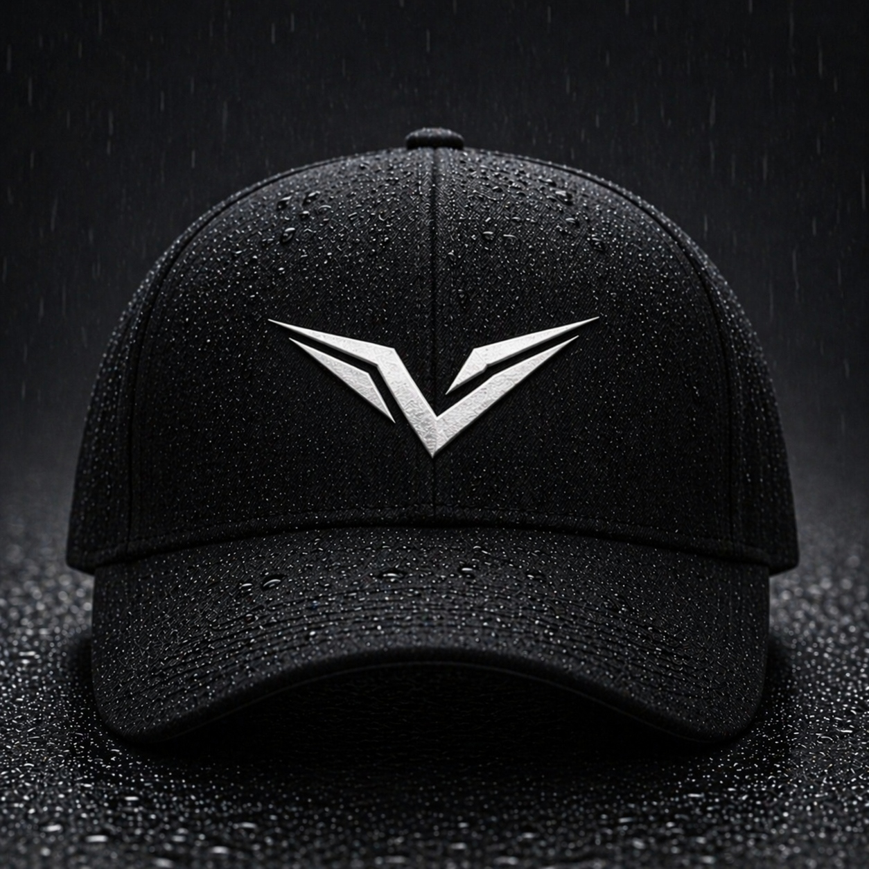 VALLTO Premium Padel Cap – Black & White Minimal Sports Hat