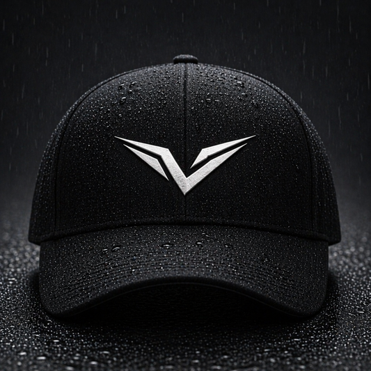 VALLTO Premium Padel Cap – Black & White Minimal Sports Hat