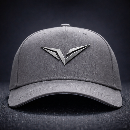 VALLTO Premium Padel Cap – Grey Minimal Sports Hat
